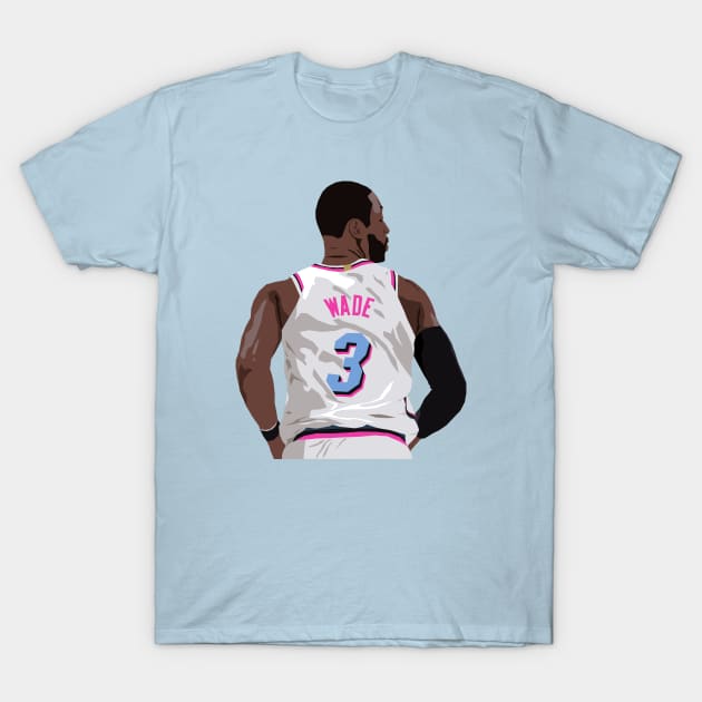 Dwyane Wade Back-To T-Shirt by rattraptees